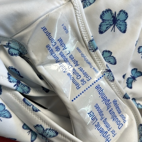 NWT PINK by Victoria Secret Butterfly Swimsuit Sz Small - Picture 6 of 10